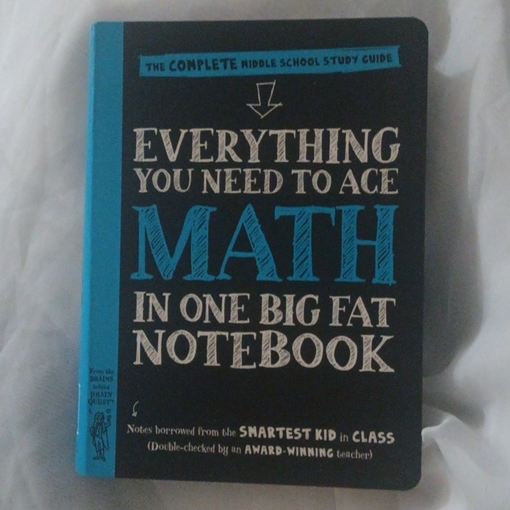 Black and Blue Math Notebook